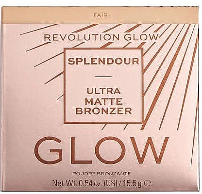 Makeup Revolution Glow Splendour Ulta Matte Bronzer Бронзер для обличчя - фото N1