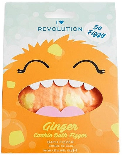 I Heart Revolution Бомбочка для ванної "Імбир" Ginger Cookie Bath Fizzer - фото N1