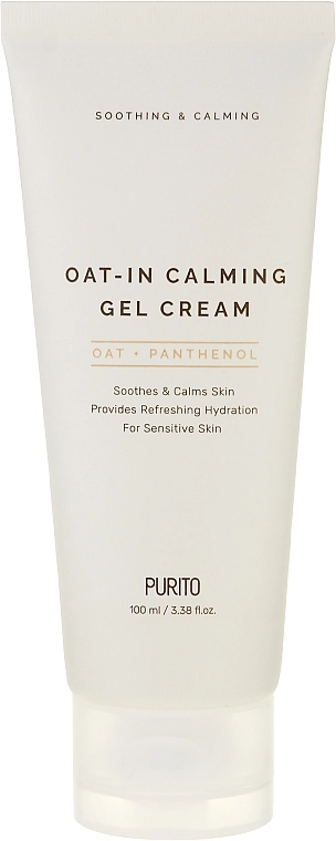 PURITO Заспокійливий гель-крем для обличчя з насінням вівса Oat-in Calming Gel Cream - фото N1