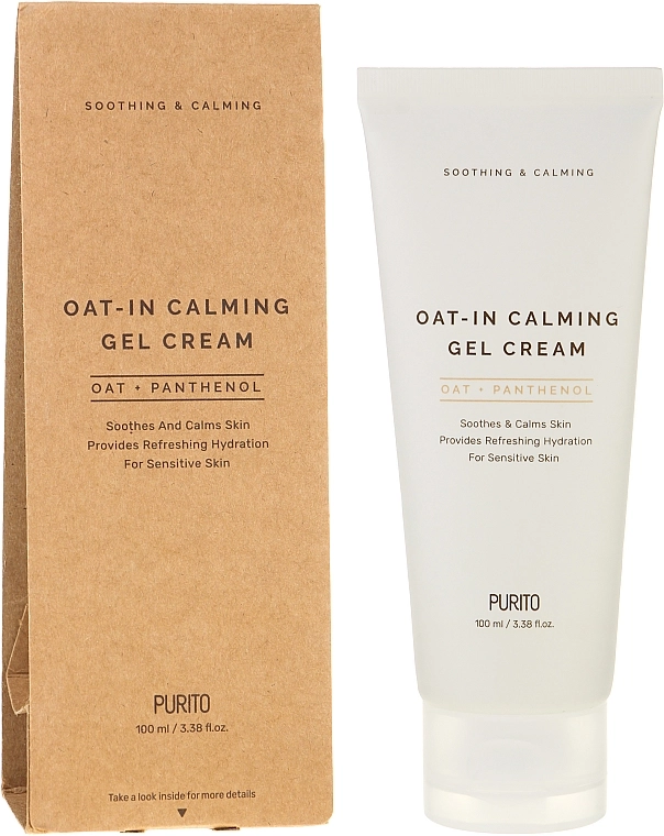 PURITO Заспокійливий гель-крем для обличчя з насінням вівса Oat-in Calming Gel Cream - фото N2