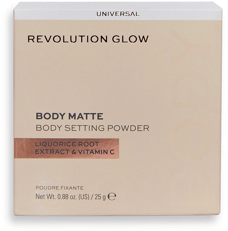 Makeup Revolution Body Mattifying Finishing Powder Фіксувальна пудра для обличчя й тіла - фото N1