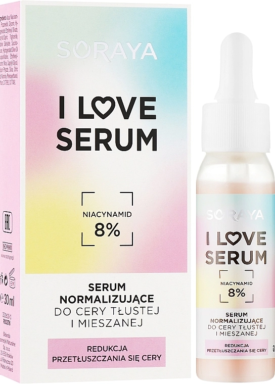 Soraya Нормализующая сыворотка для жирной и комбинированной кожи I Love Serum - фото N2