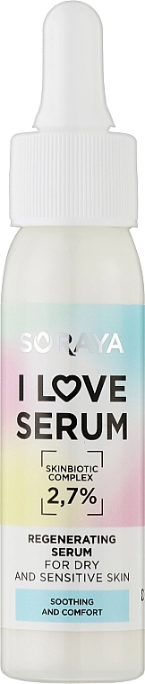Soraya Відновлювальна сироватка для сухої й чутливої шкіри I Love Serum - фото N1