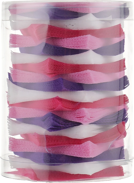 Tufi profi Безворсові серветки в тубусі, 6х6 см, кольорові, 400 шт. Premium - фото N2