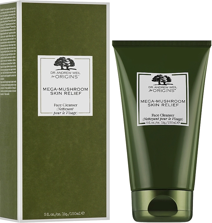 Origins Дуже ніжне очищувальне молочко для чутливої шкіри Dr. Andrew Weil Mega Mushroom Skin Relief Face Cleanser - фото N2