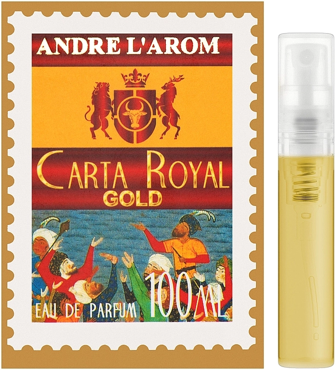 Andre L'arom Carta Royal Gold Парфумована вода (пробник) - фото N1