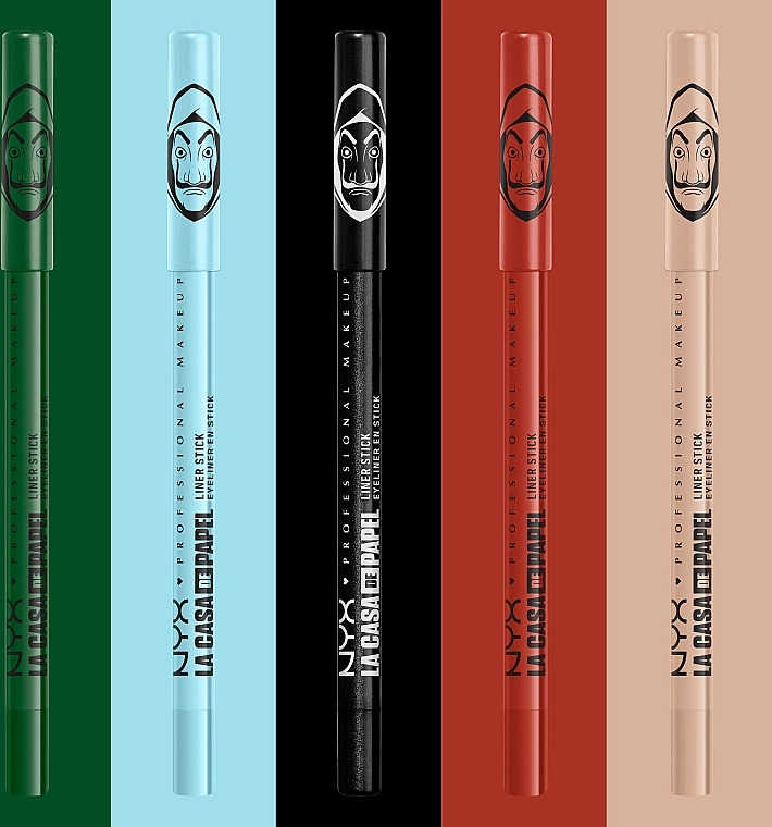 NYX Professional Makeup La Casa De Papel Liner Stick Водостойкий карандаш для век и тела - фото N6