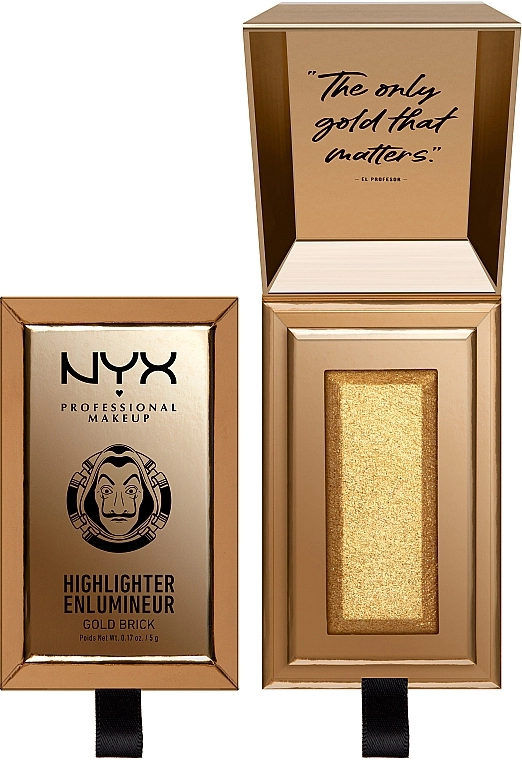 NYX Professional Makeup La Casa De Papel Highlighter Хайлайтер для лица - фото N1