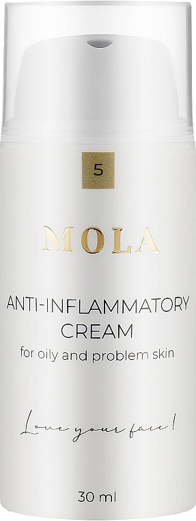 Mola Крем для проблемной и жирной кожи с противовоспалительным эффектом Anti-Inflammatory Cream - фото N1