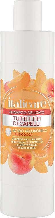 Italicare Шампунь для волосся делікатний "Абрикоса" Delicato Shampoo - фото N1