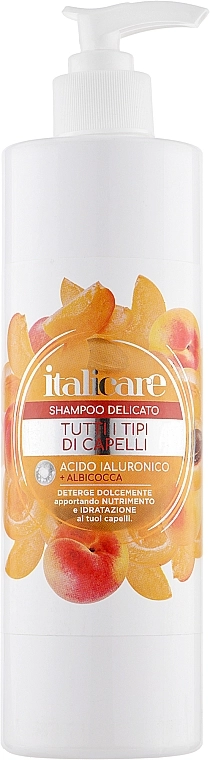 Italicare Шампунь для волосся делікатний "Абрикоса" Delicato Shampoo - фото N3