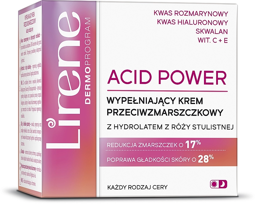 Lirene Крем для обличчя від зморщок з розмариновою кислотою Acid Power - фото N1