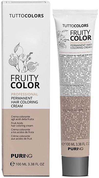 Puring Стійка крем-фарба для волосся Fruity Color - фото N1