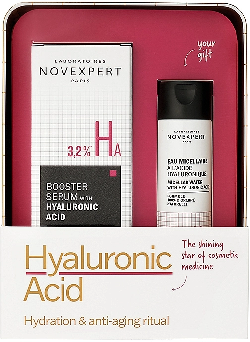 Novexpert Набор Hyaluronic Acid (ser/30ml + water/50/ml) - фото N2