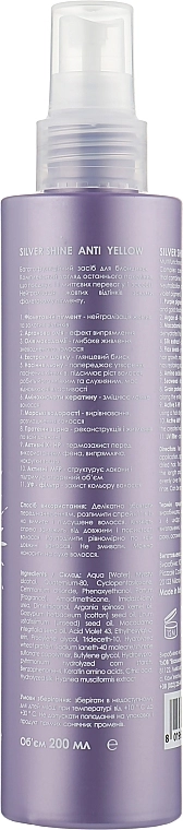 You look Professional Мультиспрей мгновенного действия для блондинок 11 в 1 Multiaction Spray 11 in 1 - фото N2