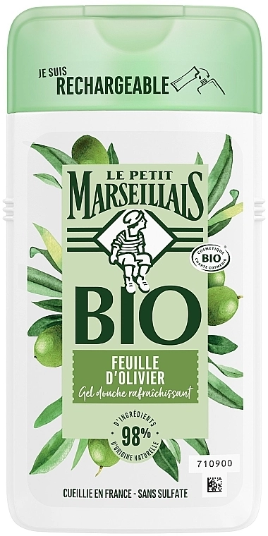 Le Petit Marseillais Гель для душу "Листя оливи", біо - фото N1