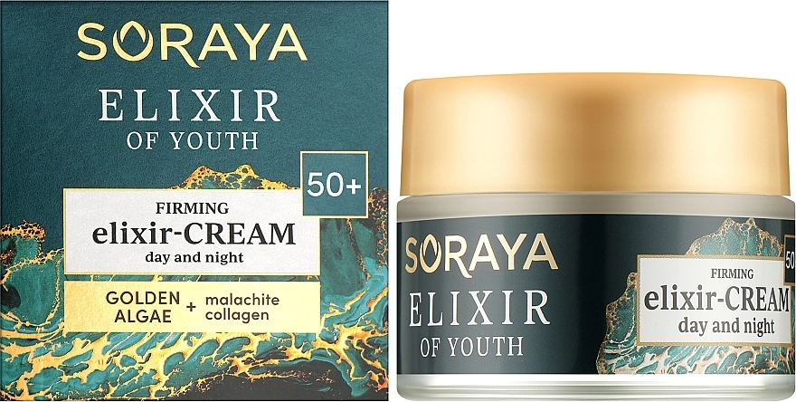 Soraya Зміцнювальний крем-еліксир для обличчя Youth Elixir Firming Cream-Elixir 50+ - фото N2