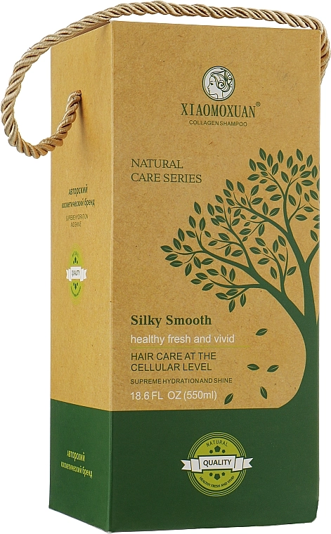Xiaomoxuan Шампунь для волосся з колагеном Silky Smooth Shampoo - фото N3