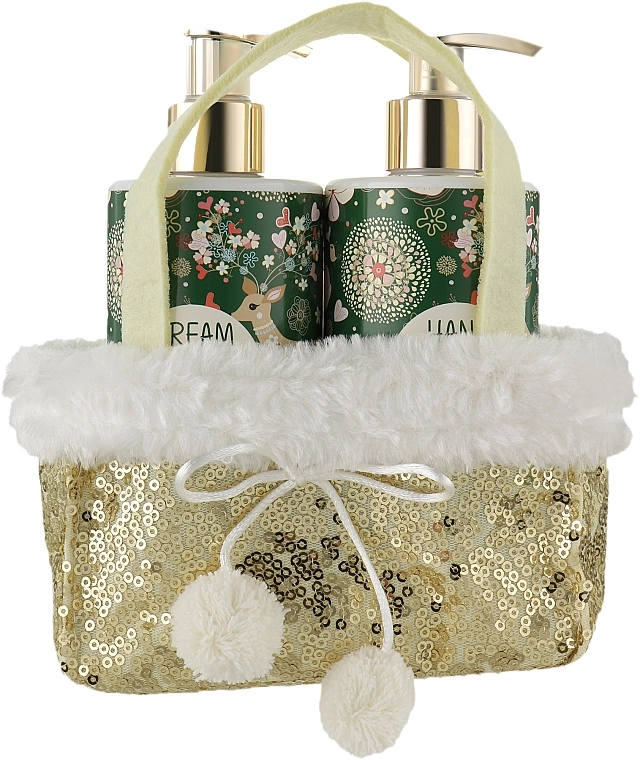 Vivian Gray Набір Golden Christmas Set (cr/soap/250ml + h/lot/250ml) - фото N1