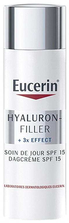 Eucerin Дневной крем для нормальной и комбинированной кожи Hyaluron-Filler 3x Day Cream SPF 15 - фото N1