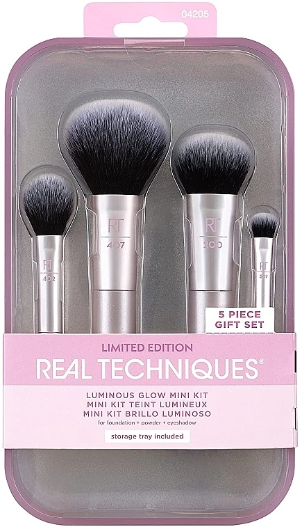 Real Techniques Набір мініпензлів для макіяжу Luminous Glow Mini Kit - фото N1