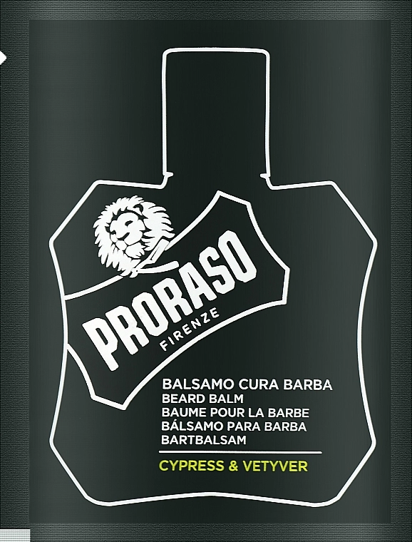 Proraso Бальзам для бороды Cypress & Vetyver Beard Balm (пробник) - фото N1
