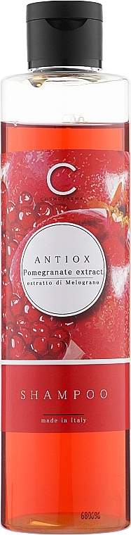 Cosmofarma Шампунь для волосся з екстрактом граната Antiox Pomegranate Extract Shampoo - фото N1