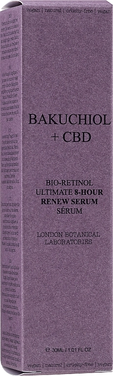 London Botanical Laboratories Набор Bakuchiol + CBD Serum (serum/30ml + serum/30ml) - фото N2