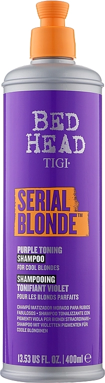 TIGI Фиолетовый шампунь для блондинок Bed Head Serial Blonde Purple Toning Shampoo - фото N1