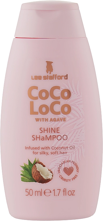 Lee Stafford Увлажняющий шампунь для волос Сосо Loco Shine Shampoo with Coconut Oil - фото N1
