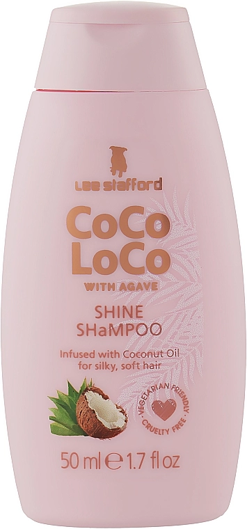 Lee Stafford Зволожувальний шампунь для волосся Сосо Loco Shine Shampoo with Coconut Oil - фото N1