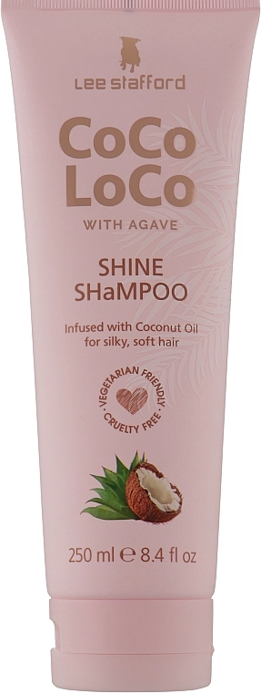 Lee Stafford Зволожувальний шампунь для волосся Сосо Loco Shine Shampoo with Coconut Oil - фото N3