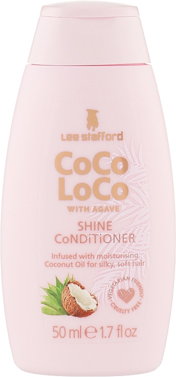 Lee Stafford Увлажняющий кондиционер для волос Сосо Loco Shine Conditioner with Coconut Oil - фото N1
