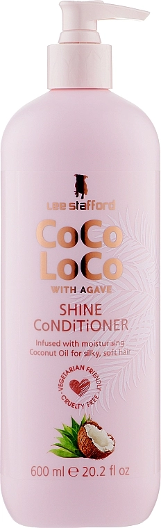 Lee Stafford Зволожувальний кондиціонер для волосся Сосо Loco Shine Conditioner with Coconut Oil - фото N4