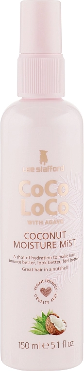 Lee Stafford Увлажняющий спрей для волос Coco Loco With Agave Heat Protection Mist - фото N1