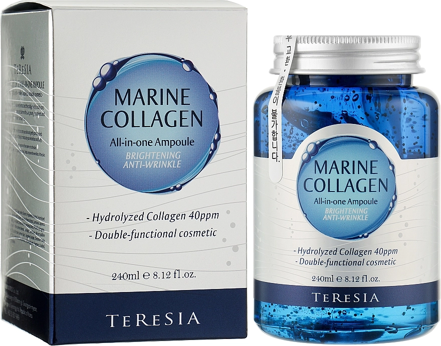 Teresia Многофункциональная ампульная сыворотка с коллагеном Marine Collagen All In One Ampoule - фото N3