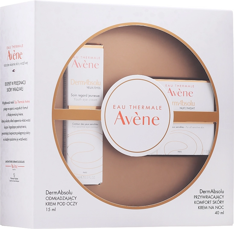 Avene Набір DermAbsolu (f/night/cr/40ml + eye/cr/15ml) - фото N1