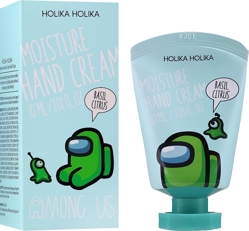 Holika Holika Крем для рук Among Us Moisture Hand Cream Basil Citrus - фото N1