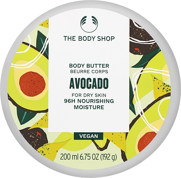 The Body Shop Масло для тела Avocado Body Butter For Dry Skin - фото N1