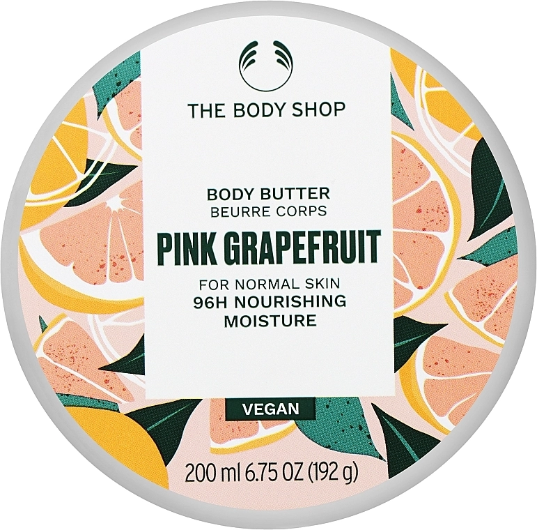 The Body Shop Масло для тела Pink Grapefruit 96H Nourishing Moisture Body Butter - фото N2