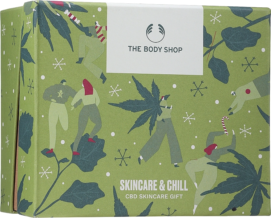 The Body Shop Набір CBD Skincare & Chill Gift Set (cr/50ml + f/oil/30ml) - фото N1