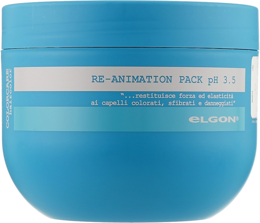 Elgon Восстанавливающая маска для поврежденных волос Colorcare Re-Animation Pack pH 3.5 - фото N3