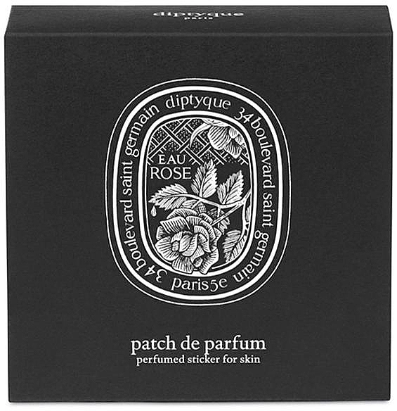 Diptyque Парфумований стікер для тіла Patch De Parfum Perfumed Sticker For Skin Eau Rose - фото N1