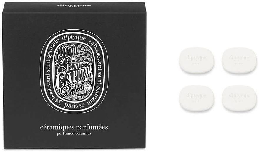 Diptyque Сменные блоки для парфюмированной броши Refill For Perfumed Brooch Eau Capitale - фото N1