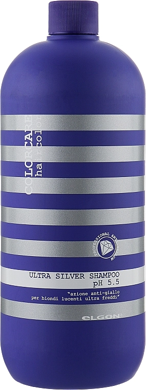 Elgon Шампунь проти жовтизни Colorcare Ultra Silver Shampoo - фото N1