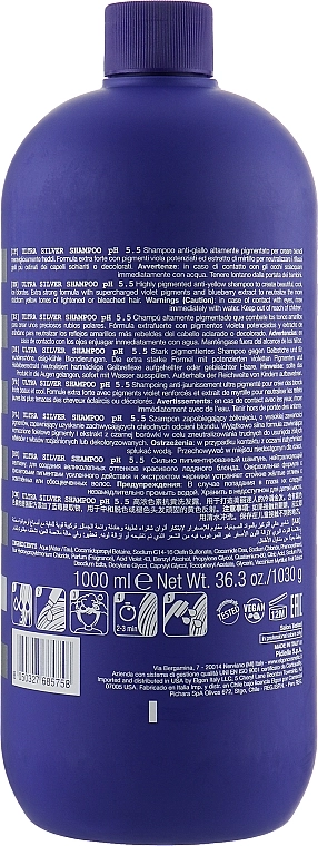 Elgon Шампунь проти жовтизни Colorcare Ultra Silver Shampoo - фото N2