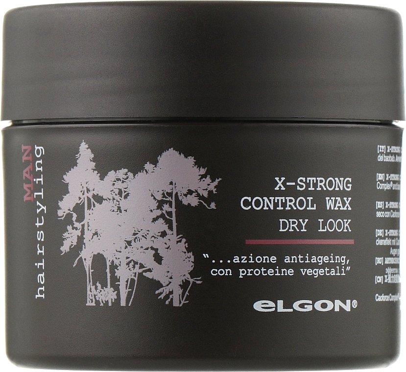 Elgon Моделювальний віск екстрасильної фіксації для волосся Man X-Strong Control Wax - фото N1