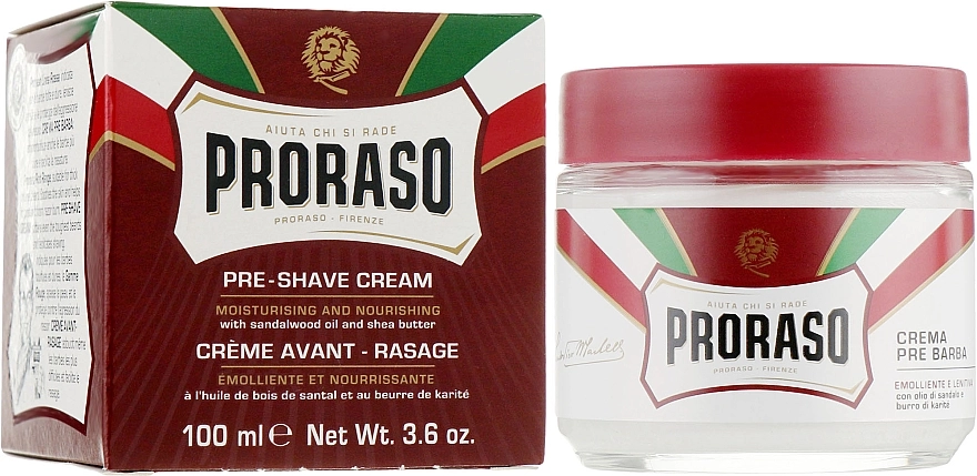 Proraso Крем до гоління Red Pre Shaving Cream - фото N1