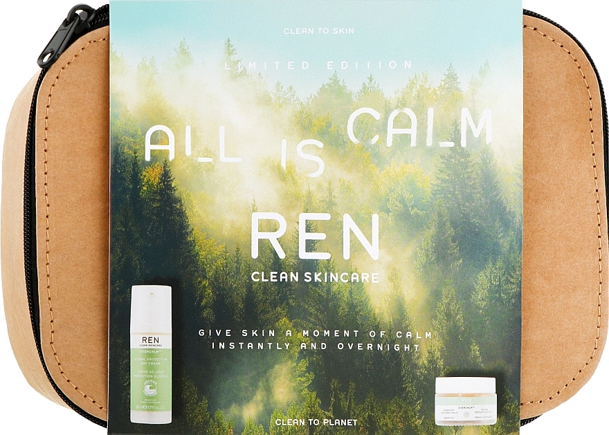 REN Набір Clean Skincare All is Calm Set (f/cr/50ml + f/balm/30ml) - фото N1