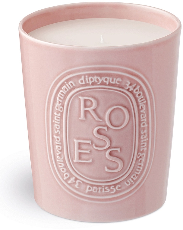 Diptyque Ароматическая свеча, розовая Roses Candle - фото N1